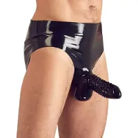 The Latex Collection Latex Slip Met Penis Sleeve