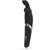 Happy Rabbit - Wand vibrator - oplaadbaar - zwart