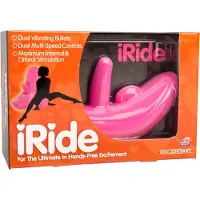 Doc Johnson - iRide Handsfree vibrator - Roze