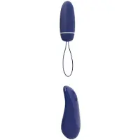 B Swish Deluxe - draadloos vibrerend ei (blauw)