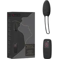 B Swish Premium - draagbaar oplaadbaar, draadloos vibratie-ei (zwart)