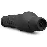 EasyToys Realistische siliconen vibrator - zwart