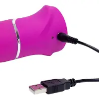 Happy Rabbit Beaded G-Spot Vibrator Paars
