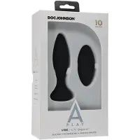 Doc Johnson Doc Johson - Vibe Beginner Vibrerende Buttplug - Zwart