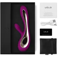 LELO Soraya 2 - vibrator met clitorisstimulator - waterdicht - paars