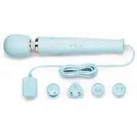 Le Wand - oplaadbare wand vibrator - massager - blauw