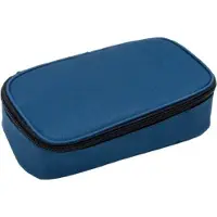 Verhaak Luxe Etui/Pennenzak - Voor jongens en meisjes - Bakmodel - Blauw