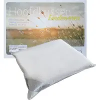 ISleep Hoofdkussen - Eendenveren - Medium - 1400 gram - 60x70 cm - Wit