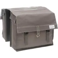 New Looxs Dock - Dubbele Fietstas - 34 Liter - Bruin/Grijs
