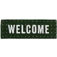 Esschert Design Deurmat 25,5 X 75,5 Cm Kokosvezel/pvc Groen