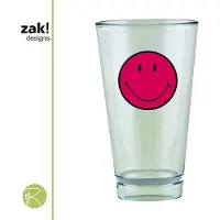 Zak!Designs Smiley Drinkbeker - 30 cl. - Coral