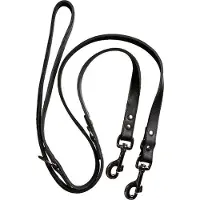 Topmast Politieriem Vetleer Zwart 200x1,2 cm