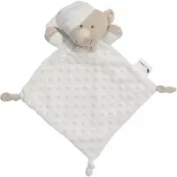 Interbaby Knuffeldoekje Beer Junior 28 X 17 Cm Polyester Crème