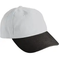 Myrtle beach Volwassenen Unisex 6 Panel Raver Cap (Lichtgrijs/zwart)