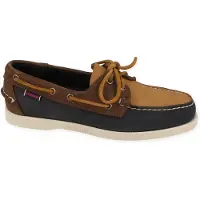 Sebago Men Portland Archive Blue Navy-Brown-Brown Tan-Schoenmaat 41