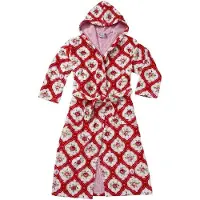 Pip studio Badjas Flower Medaillon - Maat XXS - Red