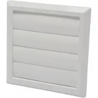 Sencys Overdrukrooster lamellen 19x19cm (grijs)