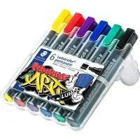 Staedtler Lumocolor permanent marker beitelpunt - Box 6 st