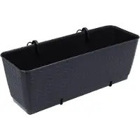 Monzana Balkon Plantenbak Antraciet 12Ltr online kopen