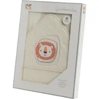 Gamberritos badcape Leeuw 100 x 100 cm katoen beige