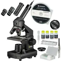 National Geographic 9039100 Microscope Zwart One Size / EU Plug 220V Kinderen