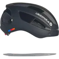 Cadomotus Sigma Ii Aerodynamic Fiets / Skeeler Helm Mat Zwart L (58-62 Cm)