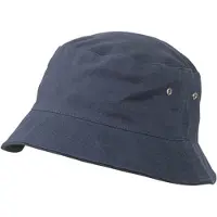 Myrtle beach Vissershoedje donkerblauw - bucket hat - zonnehoedje van katoen - L/XL