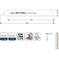 Rotec Reciprozagen RC730 / 922EF (VPE 5 stuks) - 5250730