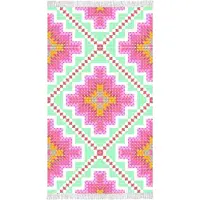 Happiness Ibiza Strandlaken - 100x180cm - 100% Zacht Katoen - Multicolor