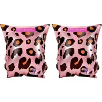 Swim Essentials zwembandjes panter rosé goud - 2-6 jaar - collectie 2021 - zwembandjes - zwemmen - zomer - zwembad - baby - dreumes - peuter - kleuter - panter rosé goud - panterprint - leopard