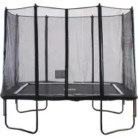 Spring Trampoline met Veiligheidsnet 366 x 244 cm (8x12ft) - Zwart