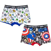 Marvel Captain America - Boxershort 2-Pak - 6-8 Jaar - 116-128
