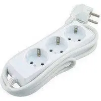 Deltac 3V stekkerdoos 2,5m/D4984