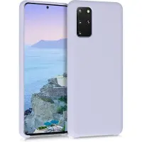 Kwmobile telefoonhoesje geschikt voor Samsung Galaxy S20 Plus - Hoesje met siliconen coating - Smartphone case in pastel-lavendel