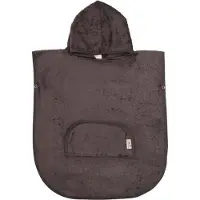 Timboo Poncho met ronde hals - 2-4 jaar - Graphit