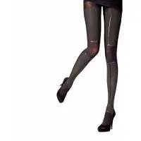 Pretty polly Sparkle Panel Tights - Black - Silver - One Size - (Eur 36 tot 42) - AUY5