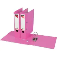 Quantore Ordner A4 80mm PP roze - 4 stuks