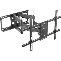 Wolff Mount TVB-78 Universele Zware! TV Muurbeugel 37 t/m 90 Inch – Draaibaar & Kantelbaar – Max. 65 KG – VESA 200x200 t/m 600x400 – Tot 63,5 cm Uitschuifbaar – Zwart