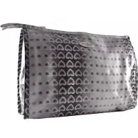 Gerard Brinard toilettas hartjes tas grijs - 1 rits