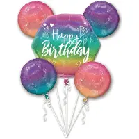 Amscan folieballon Bouquet Sparkle 5-delig