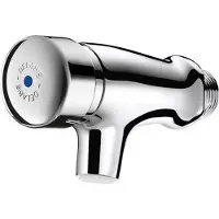 Delabie Inbouw Douchekraan TEMPOSTOP Chroom Nozzle length 50 mm 746001