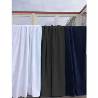 S & LT Velours Strandlaken Antraciet 100x220 cm. - 100% Katoen - 400 gr/m2 - XL Strandlaken