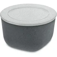 Koziol Schaal met Deksel, 1 L, Organic Diep Grijs - | Connect Box 1