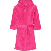 Playshoes fleece badjas fuchsia Roze Meisjes Polyester Capuchon Effen - maat 86/92