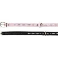 Trixie Fashion Halsband Strass - 16 tot 20 cm - 11 mm - Zwart
