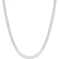 Lucardi Dames Roma Ketting - Staal - Ketting - Cadeau - 45 cm - Zilverkleurig