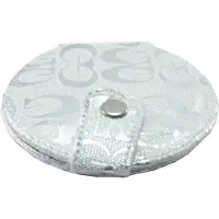 Gerard Brinard tasspiegeltje make-up tasje metallic zilver