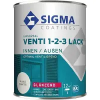 Sigma Schakelverf 1-2-3 Lack 375 ml Ral 9010