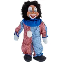 Playtime Knuffelpop clown 45 cm - type monchichi