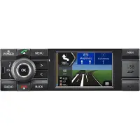 KIENZLE 1DIN Radio Navigatiesysteem - DAB - FM - Handsfree bellen & streamen - van Duitse OEM fabrikant Premium radio ook voor youngtimers of oldtimers